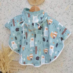 Poncho basique IMPERMEABLE léger évolutif bébé et enfant