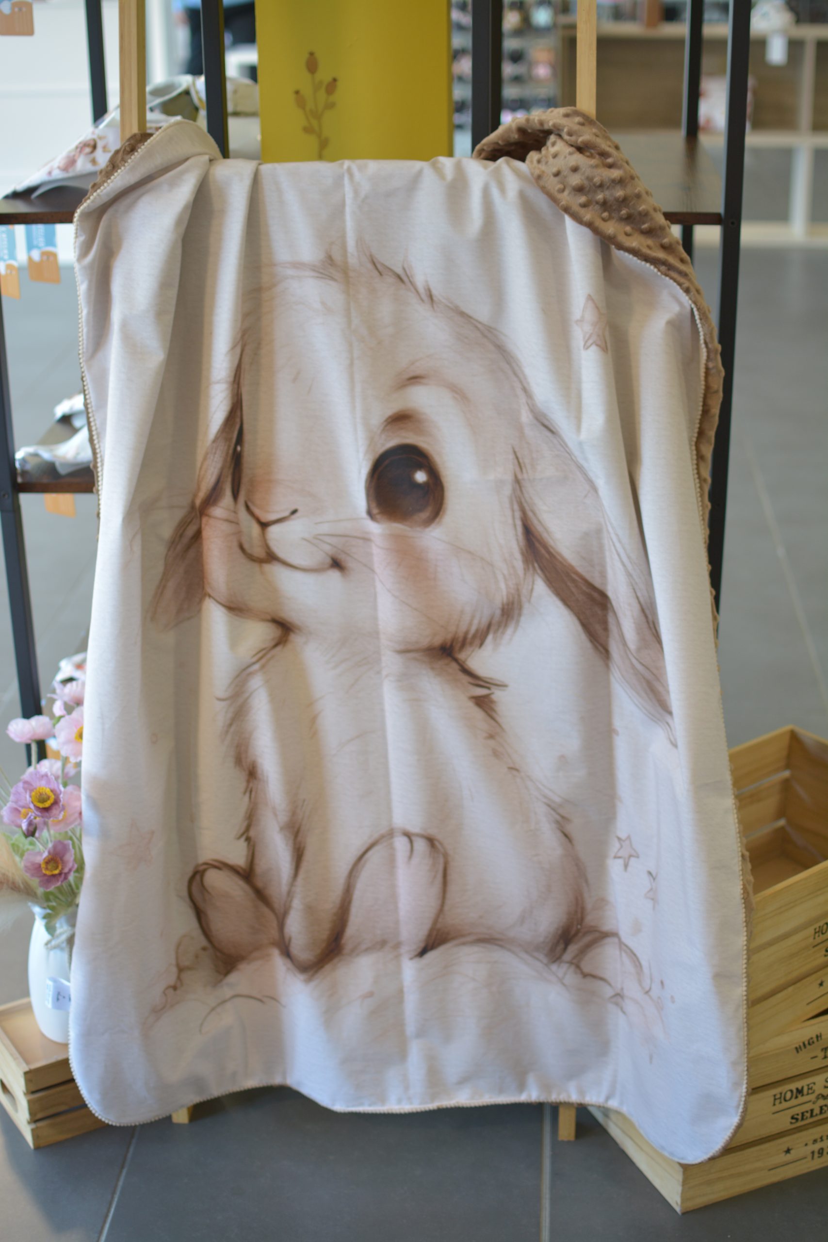 Plaid 90X120cm P'tit lapin personnalisable – Image 2