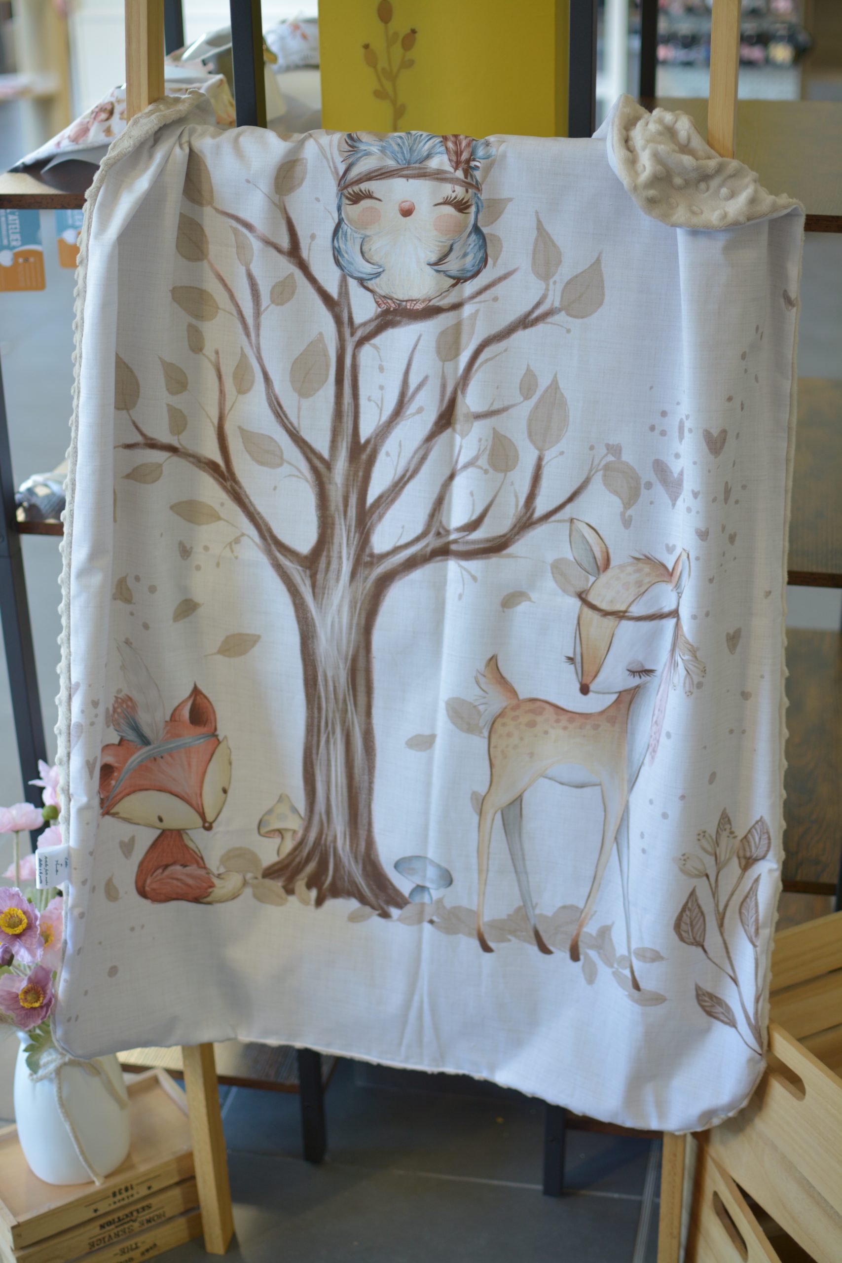 Plaid 70X90cm Gardiens de la forêt personnalisable