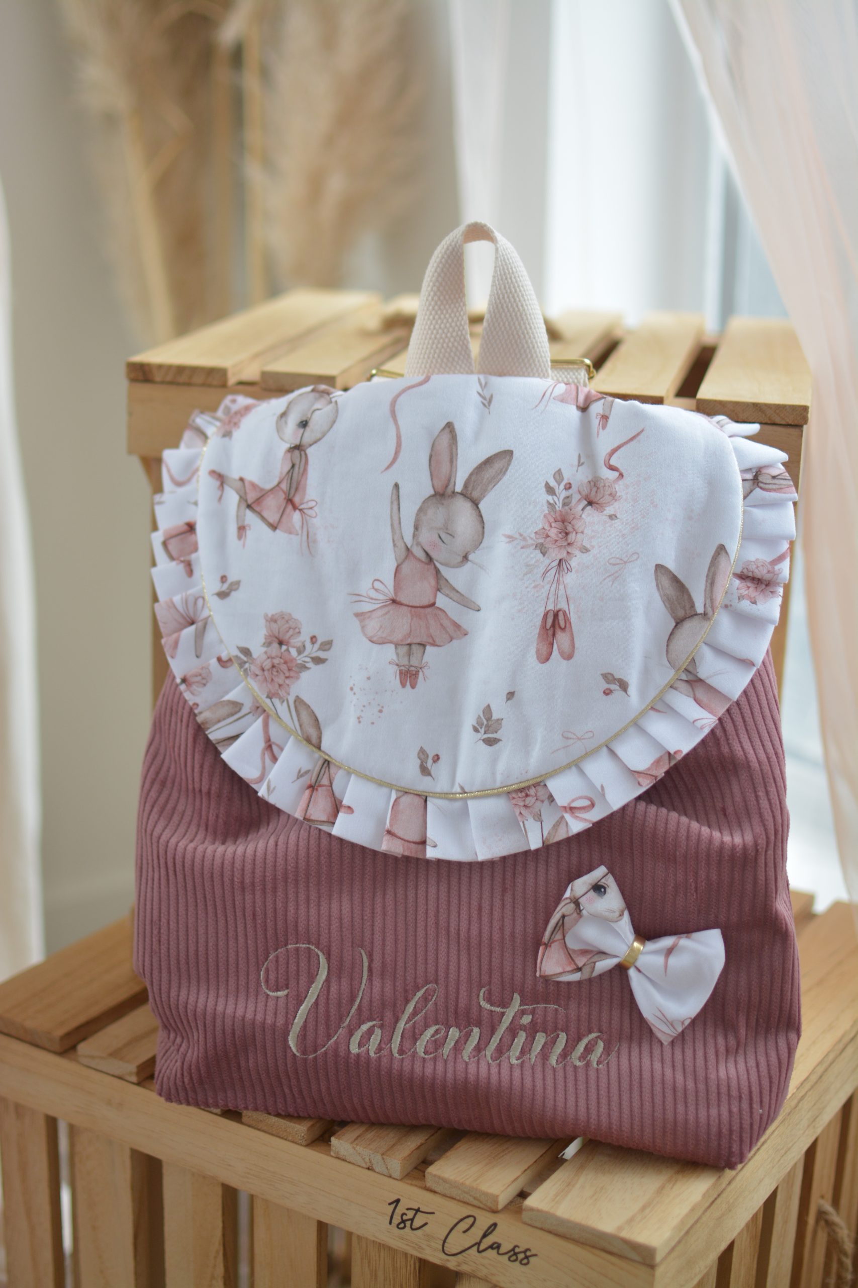 Sac à dos molletonné Froufrous - MOTIFS AU CHOIX – Image 2