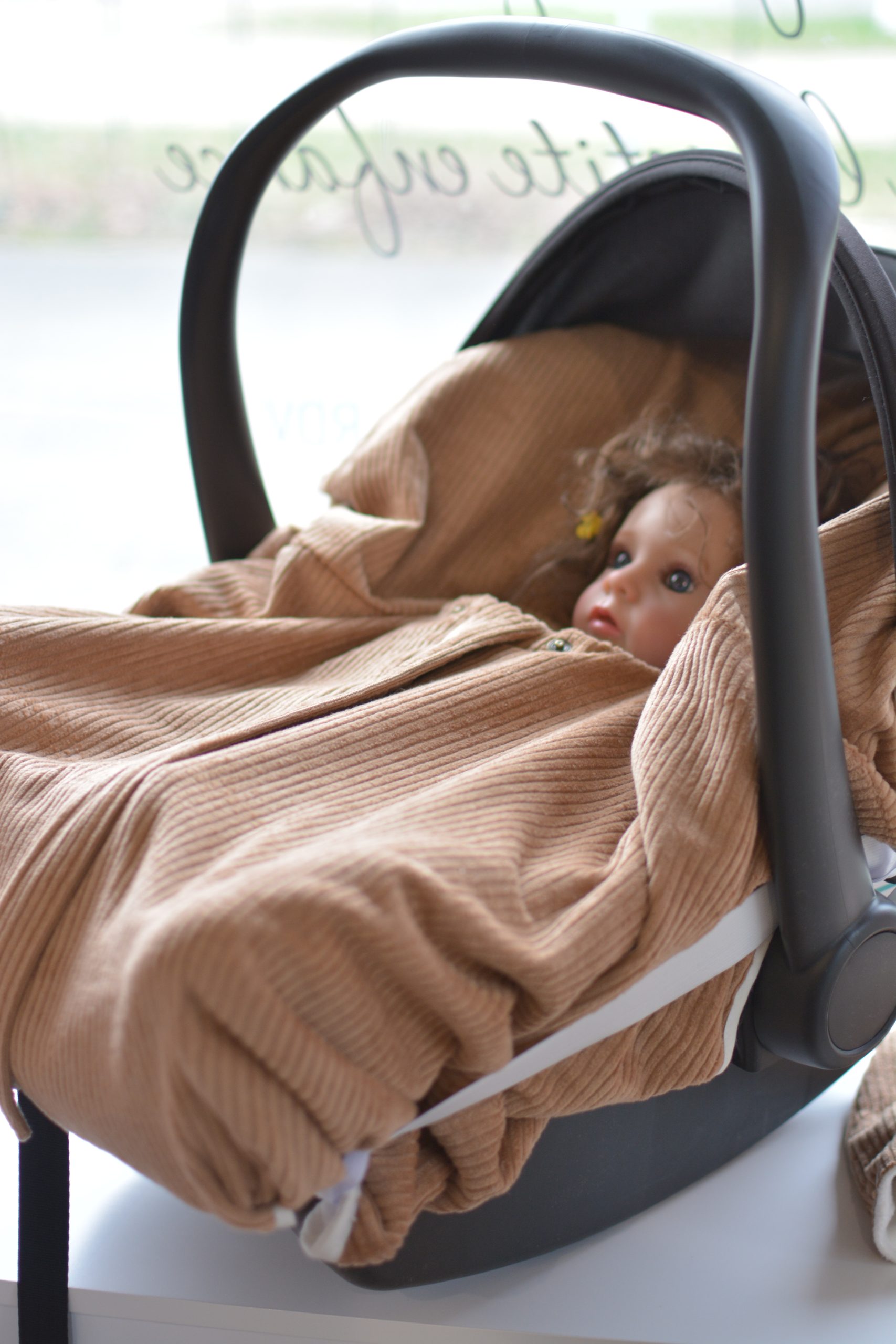 poncho ultra evolutif 0-8 ans 4 en 1 multifonction velours cotelé