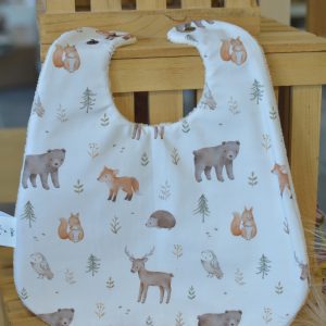 Bavoir personnalisable Dans les bois