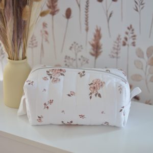 Trousse de toilette matelassée Louise Romantic Flowers