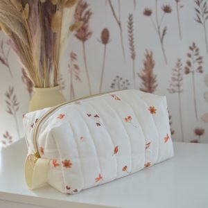 Trousse de toilette matelassée Louise Petites Fleurs