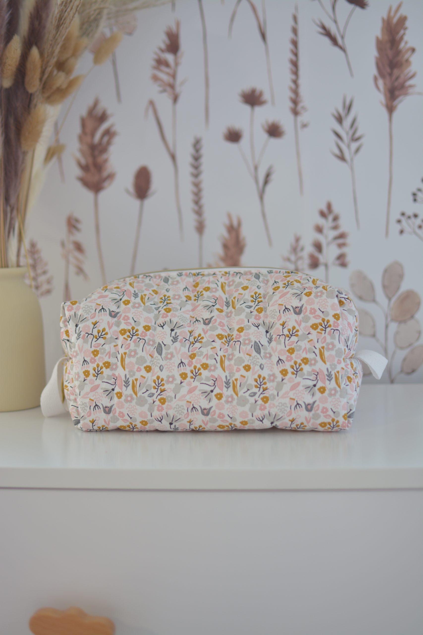 Trousse de toilette matelassée Louise Champêtre – Image 2
