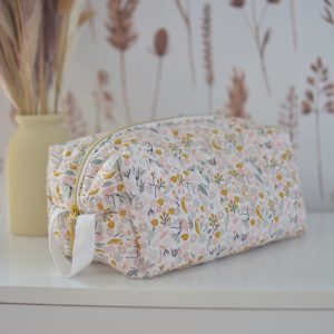 Trousse de toilette matelassée Louise Champêtre