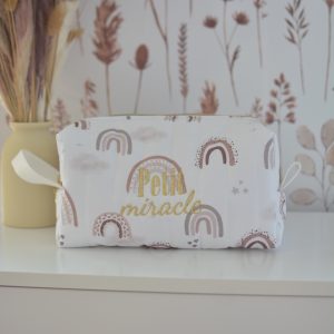 Trousse de toilette matelassée Louise Petit miracle