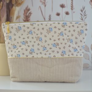 Trousse de toilette Bleuets