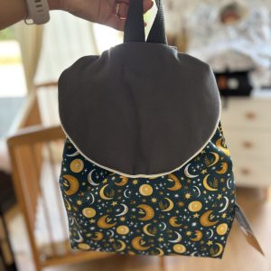 Sac à dos personnalisable imperméable Luna anthracite