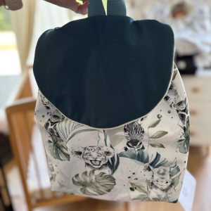 Sac à dos personnalisable imperméable Safari pétrole