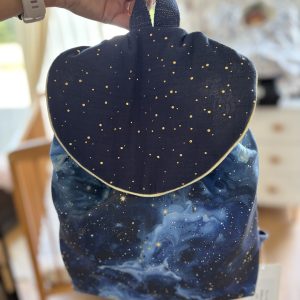 Sac à dos personnalisable molletonné Galaxie marine
