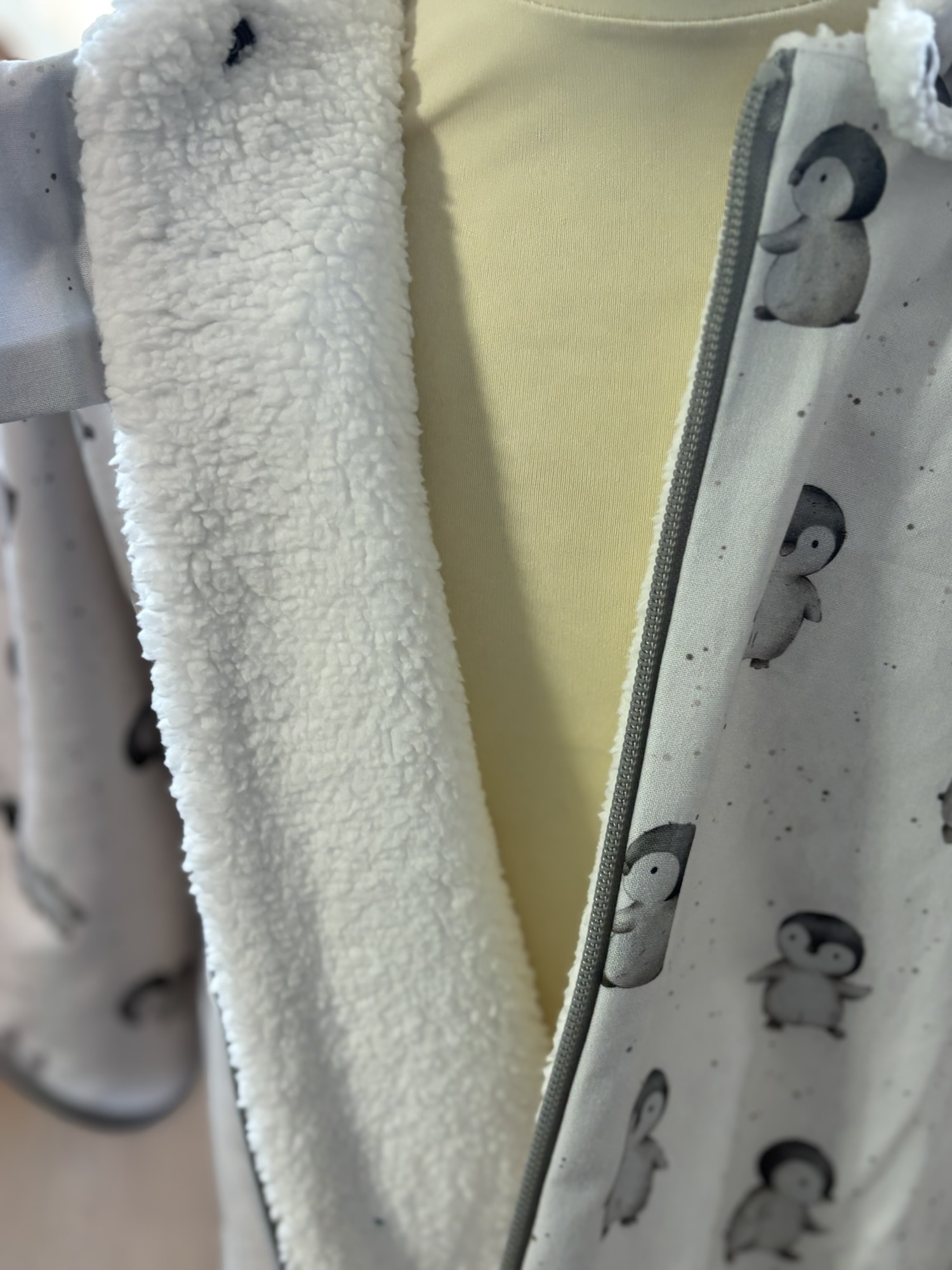 Poncho coton Ultra évolutif 0-8 ans 4-en-1 Pinguy sherpa – Image 4