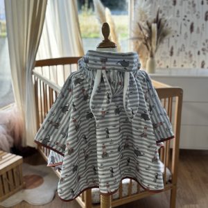 Poncho COTON Ultra évolutif 0-8 ans 4-en-1 Phare Ouest doudou lapin
