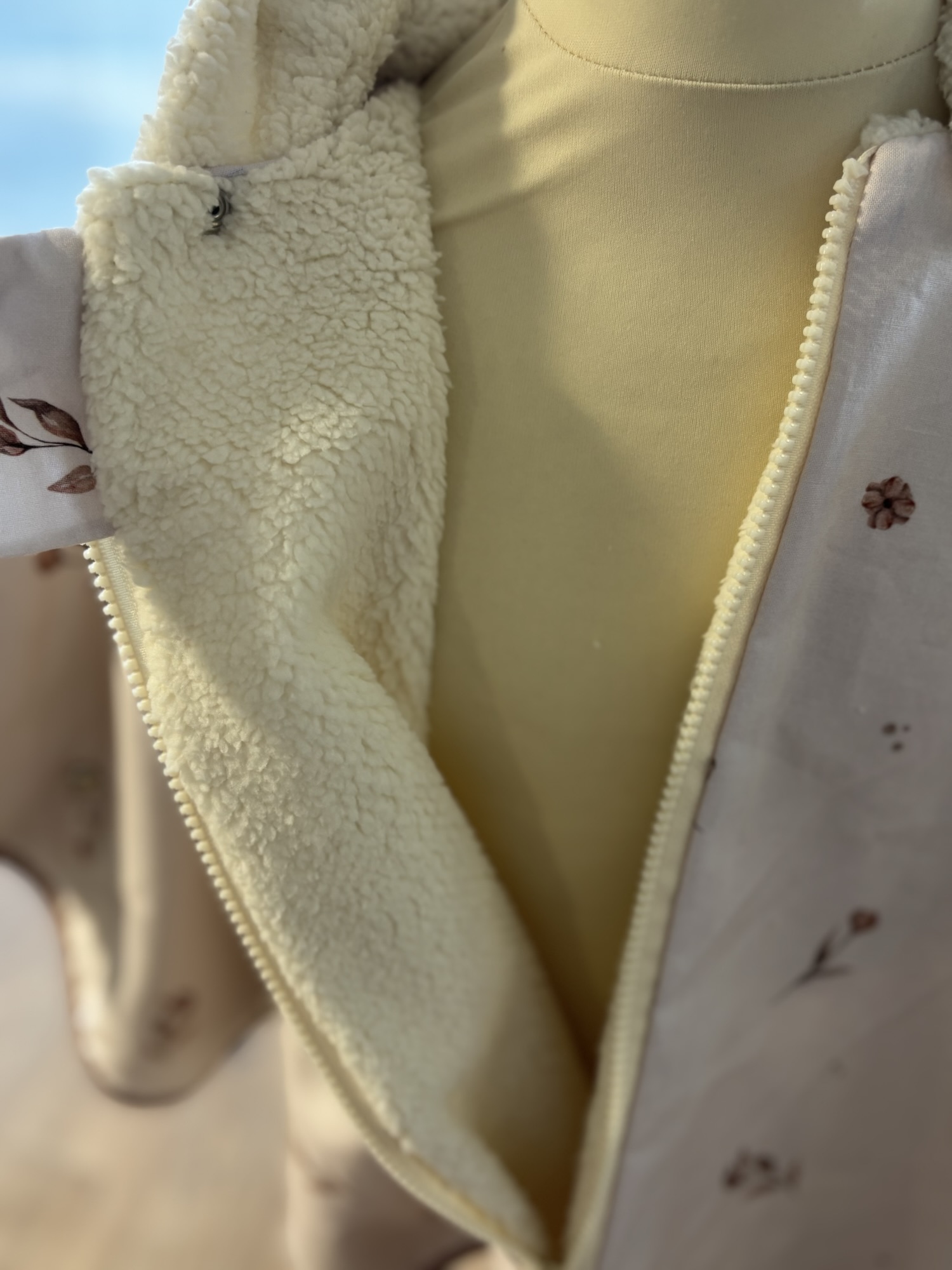 Poncho coton Ultra évolutif 0-8 ans 4-en-1 Princess Flowers doudou renard – Image 7