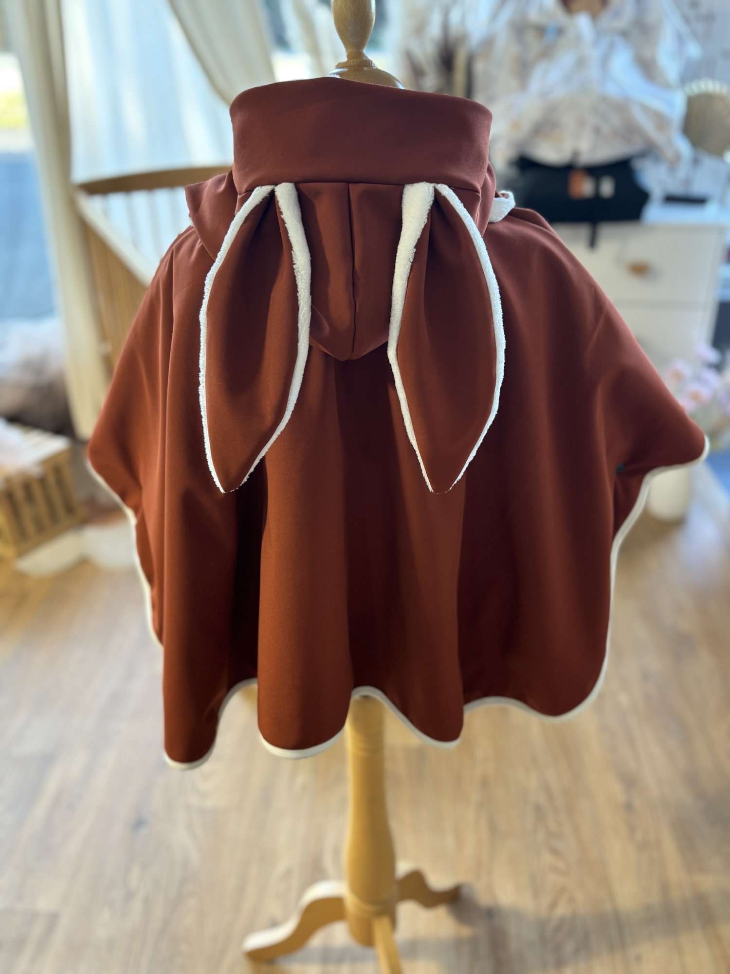 Poncho IMPERMEABLE Ultra évolutif 0-8 ans 4-en-1 Brique doudou lapin
